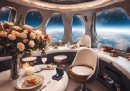 太空浪漫餐厅开业