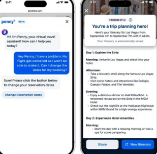 Priceline推出新的人工智能驱动的旅行智能功能