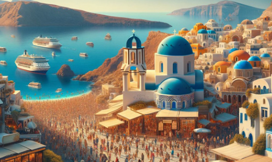 希腊旅游业蓬勃发展 游客激增